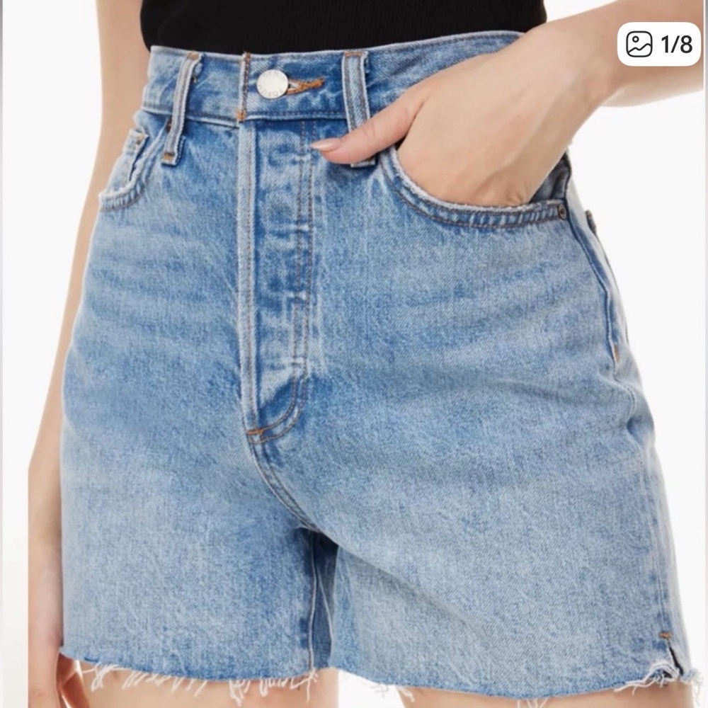 Denim forum THE YOKO MID THIGH SHORT